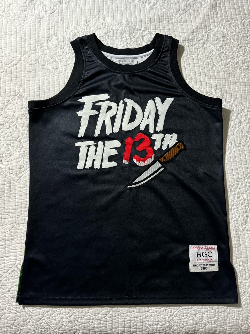 Friday The 13th Graphic Tank Top - Black with Red Accent